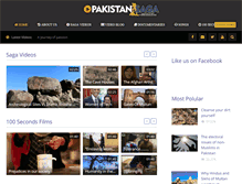 Tablet Screenshot of pakistansaga.com